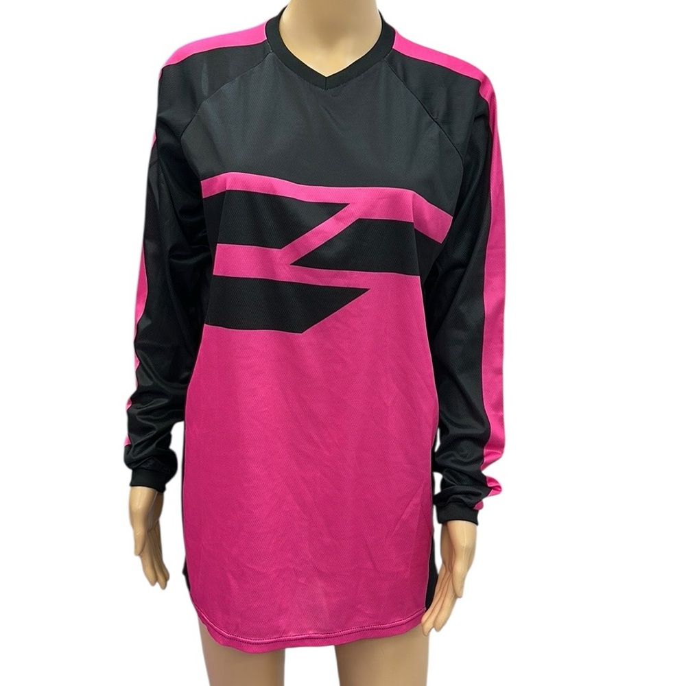 BILT Amped EVO Rapid Jersey Motocross Off Road Riding Pink and Black Youth XL